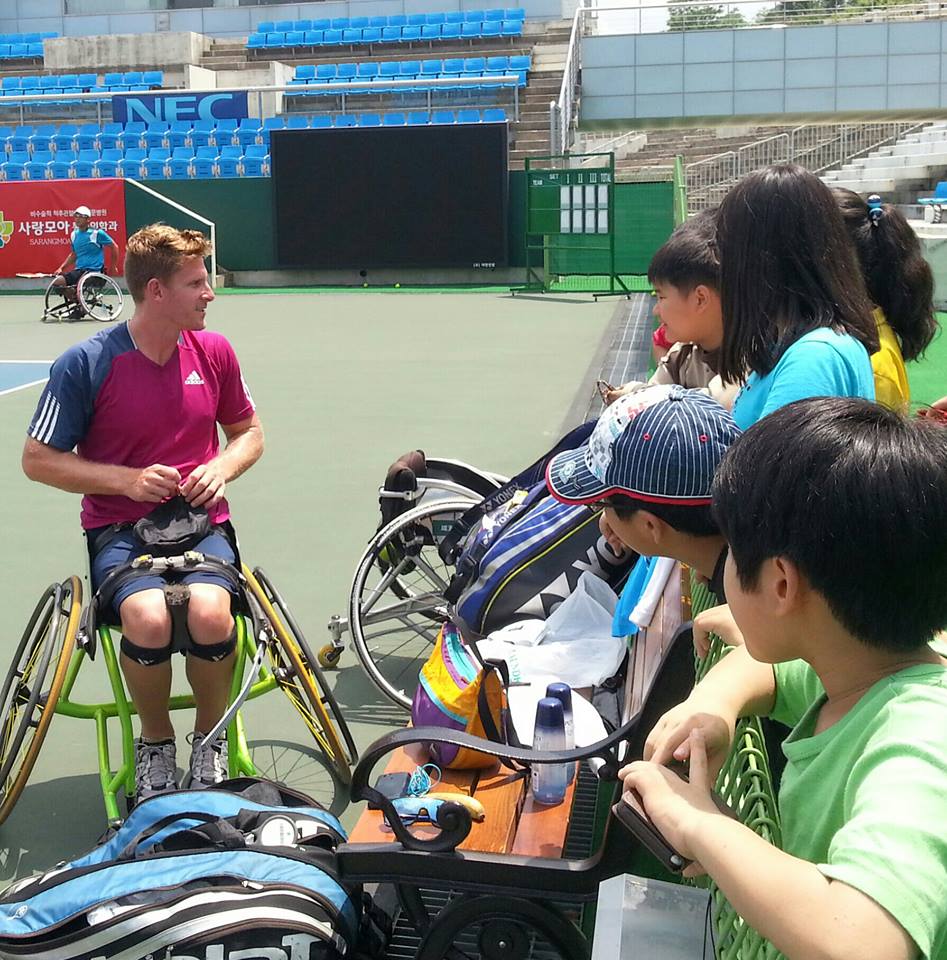 제17회 대구오픈국제휠체어테니스대회 결승경기관람사진